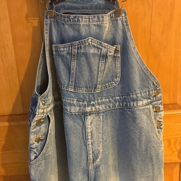 Cider Blue Women's Denim Overalls - Picture 6 of 6
